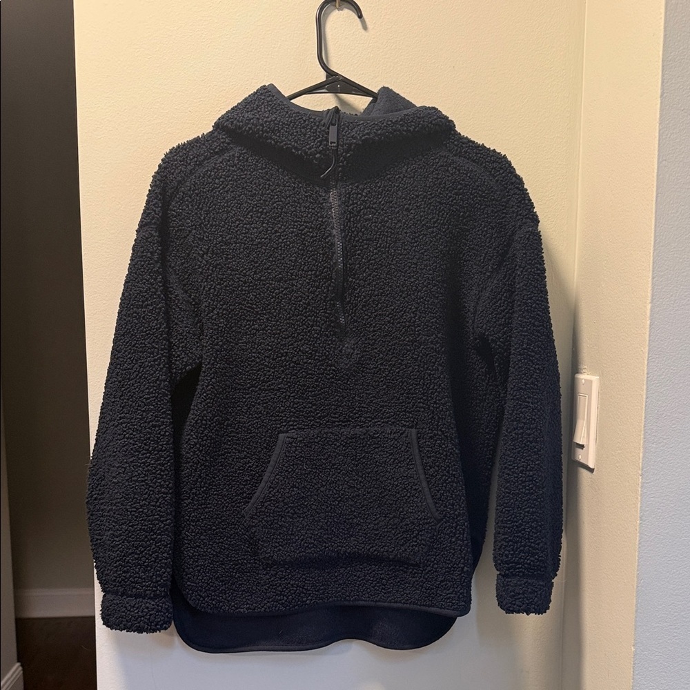 Old Navy Navy Blue Sherpa Jacket - Picture 1 of 8
